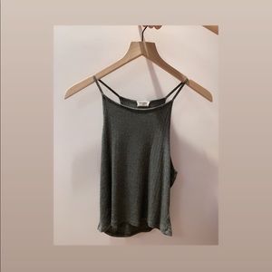 Brandy Melville John Galt Grey Top